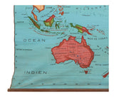 Vintage Map of Oceanie