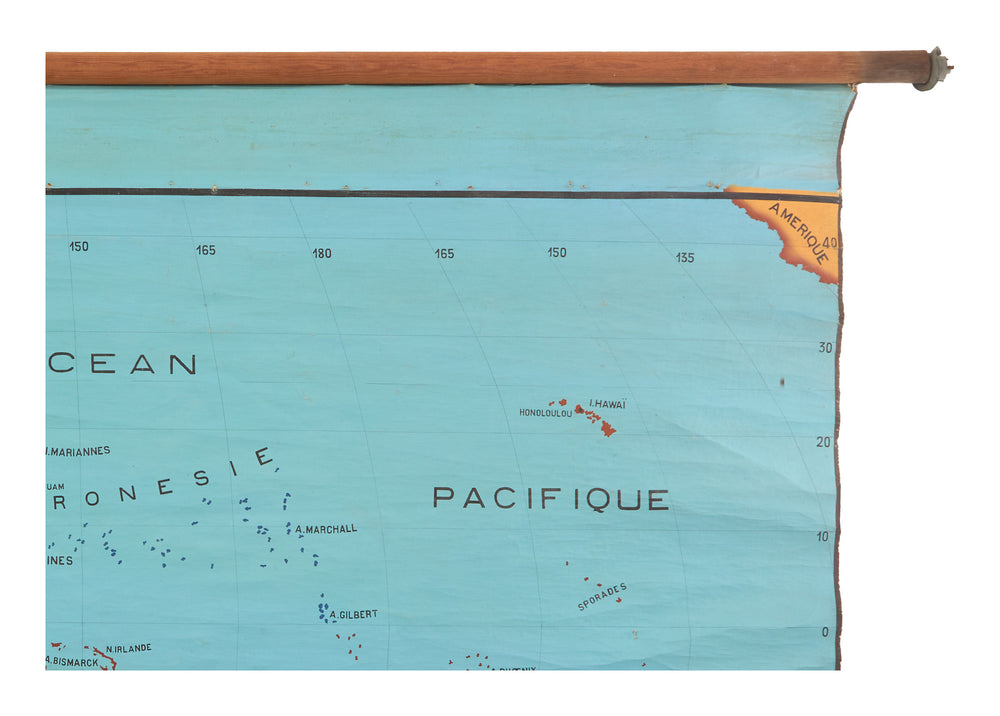 Vintage Map of Oceanie