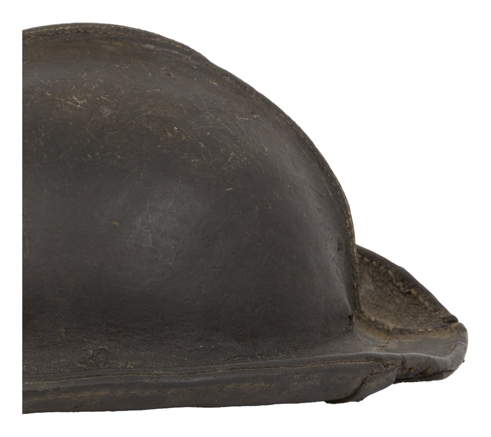 Vintage Leather Miners Helmet