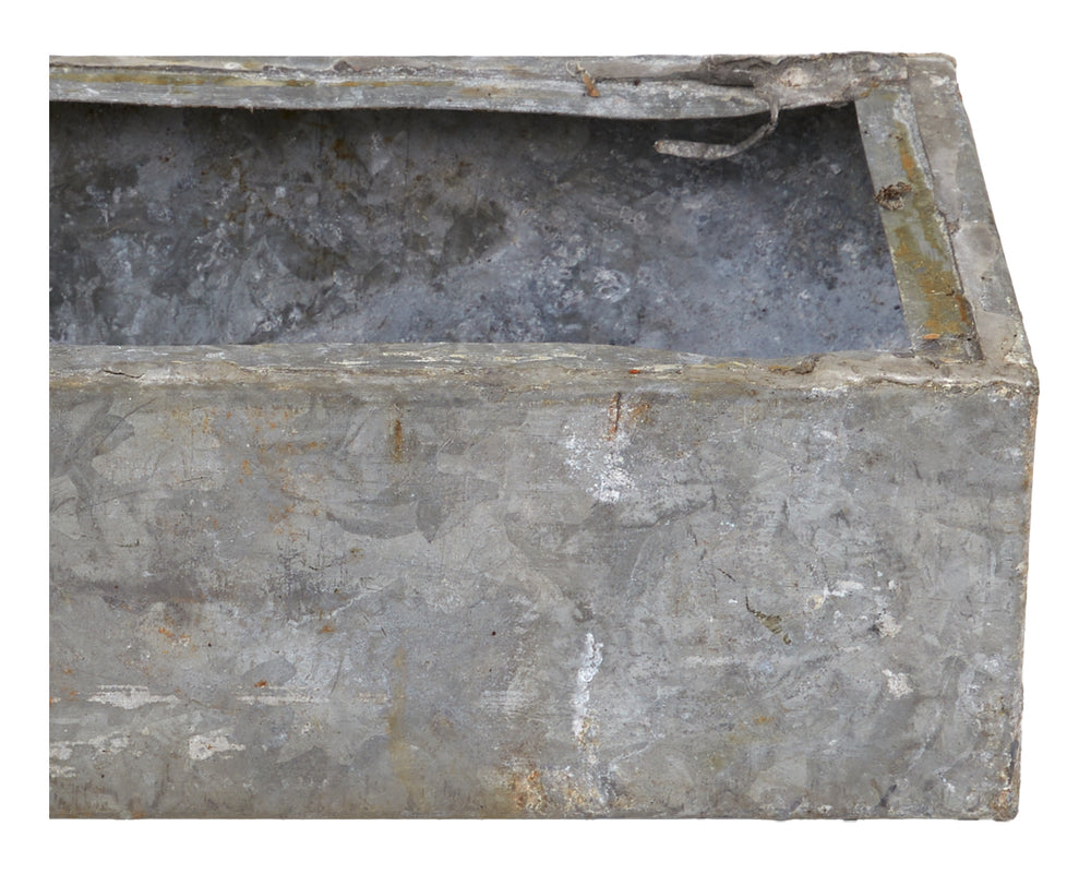 Vintage Small Zinc Trough