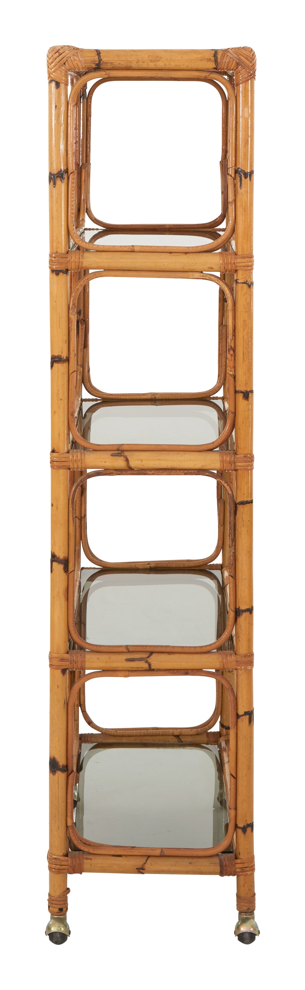 Vintage Bamboo Etagere