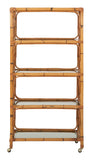 Vintage Bamboo Etagere