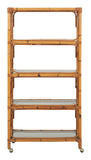 Vintage Bamboo Etagere