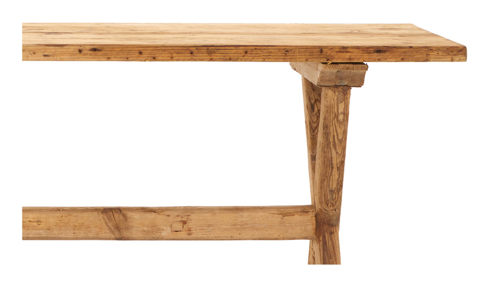 Vintage Wood Console Table