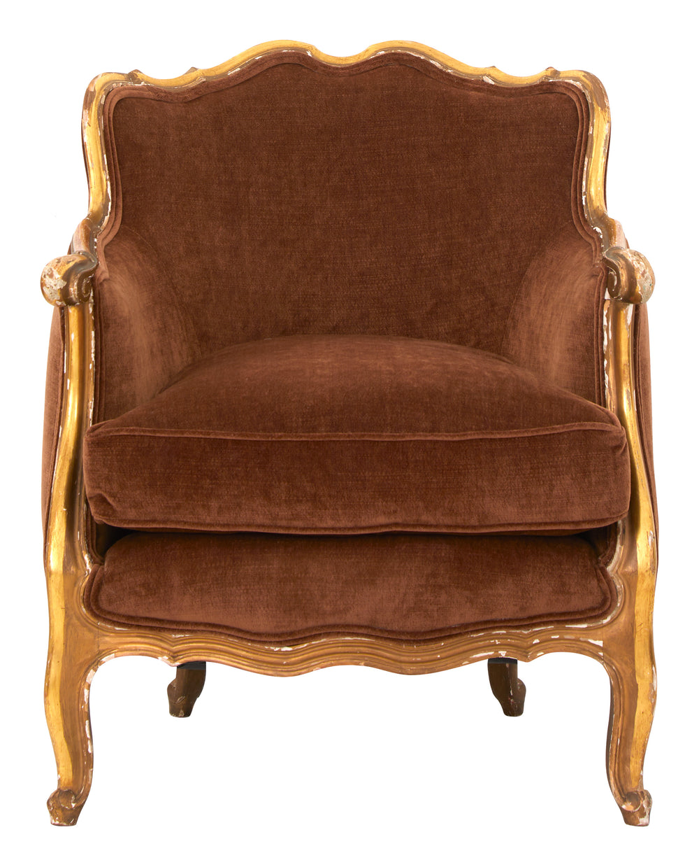 Vintage Gilt Lounge Chair