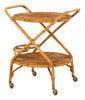 Vintage Round Rattan Barcart