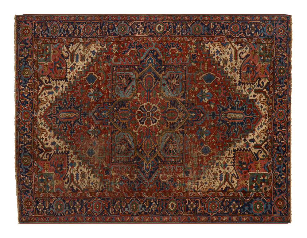 Vintage Heriz Rug - 11'4" x 8'7"