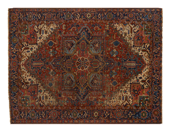 Vintage Heriz Rug - 11'4" x 8'7"