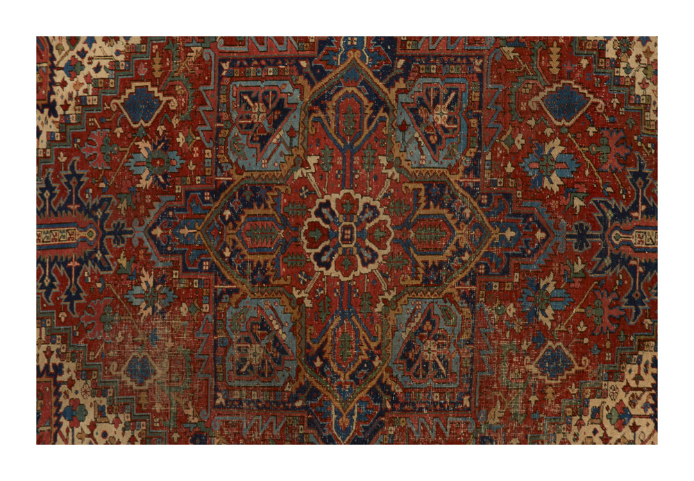 Vintage Heriz Rug - 11'4" x 8'7"