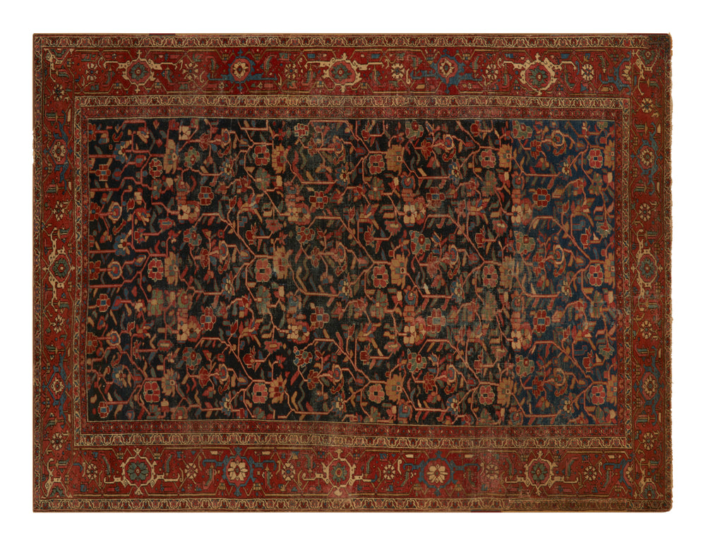 Vintage Heriz Rug - 12'5" x 9'3"