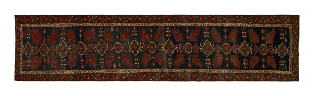 Vintage Heriz Rug - 14' x 3'1"