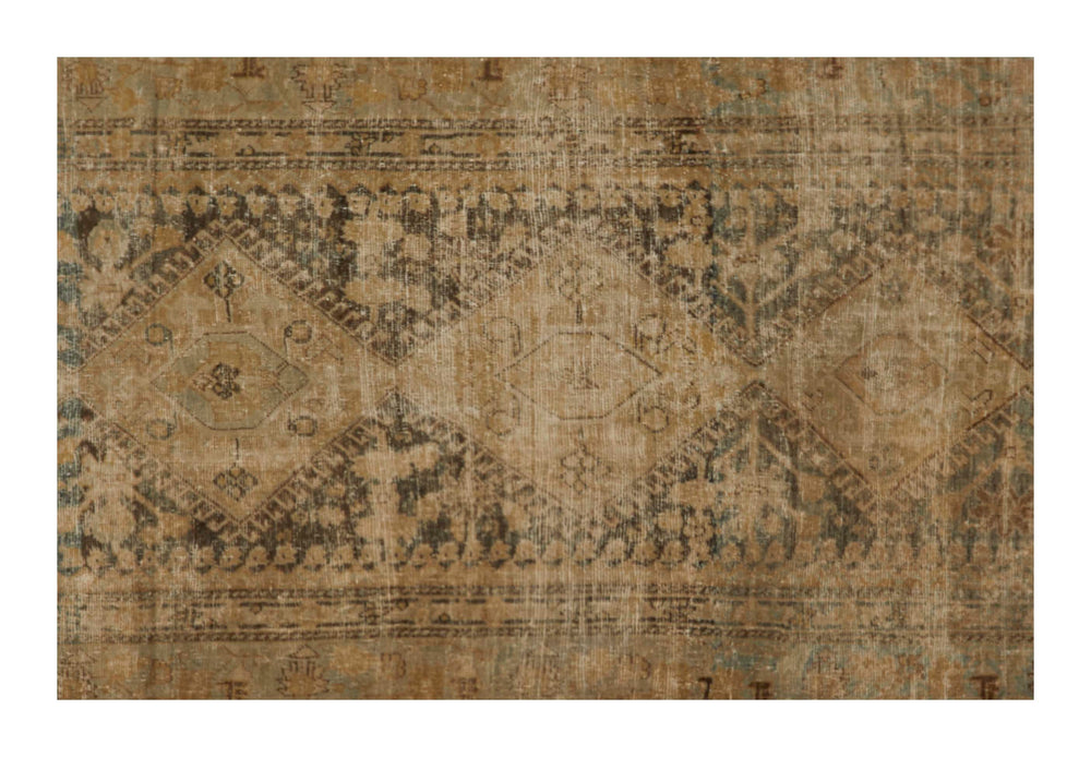 Vintage Shiraz Rug - 9'9" x 3'4"