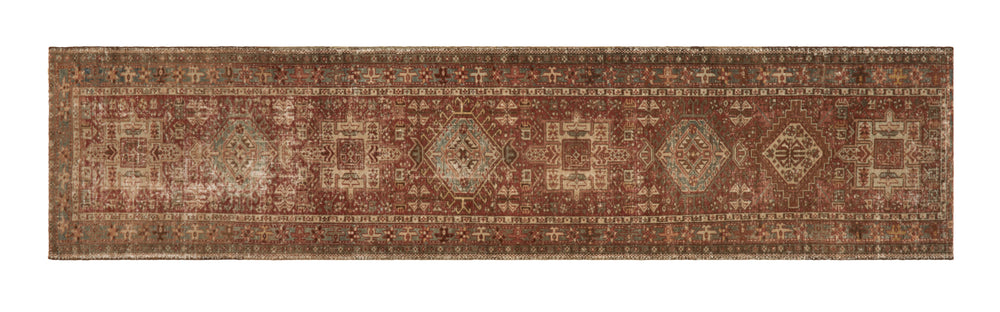 Vintage Karaje Rug - 11'2" x 2'9"