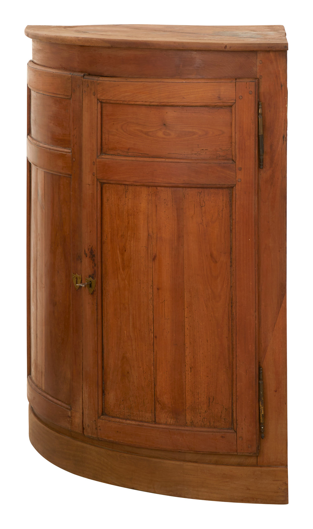 Antique Curved Corner Cabinet