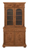 Antique Carved Wood Breakfront