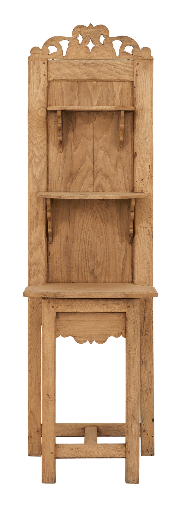 Vintage Wood Entry Hall Etagere