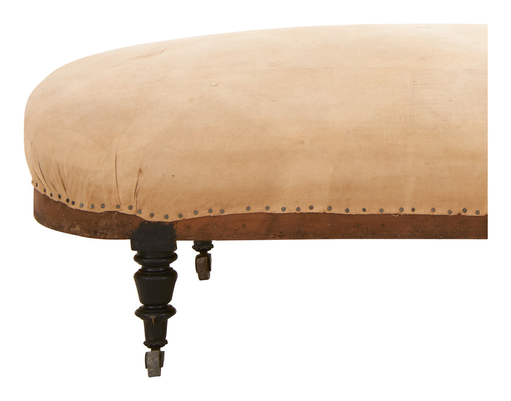 Antique Unupholstered Chaise Lounge