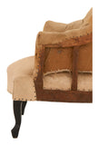 Antique Unupholstered Tufted Chair