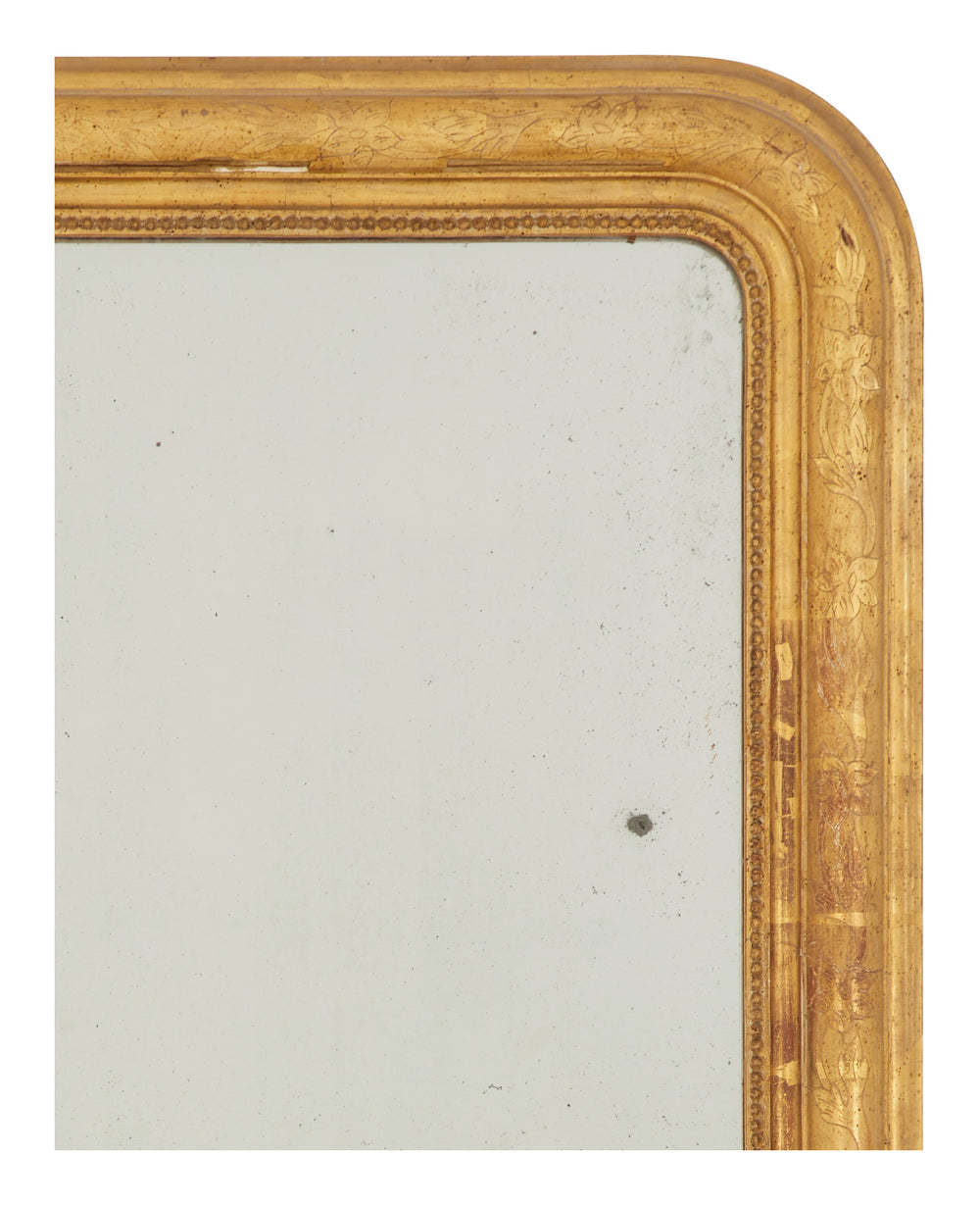 Antique French Gilt Mirror