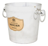 Vintage French Metal Ice Bucket