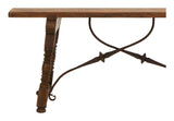 Antique Trestle Coffee Table