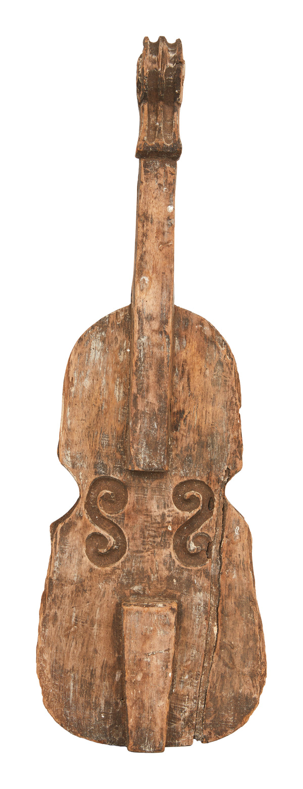 Vintage Violin Sculpture