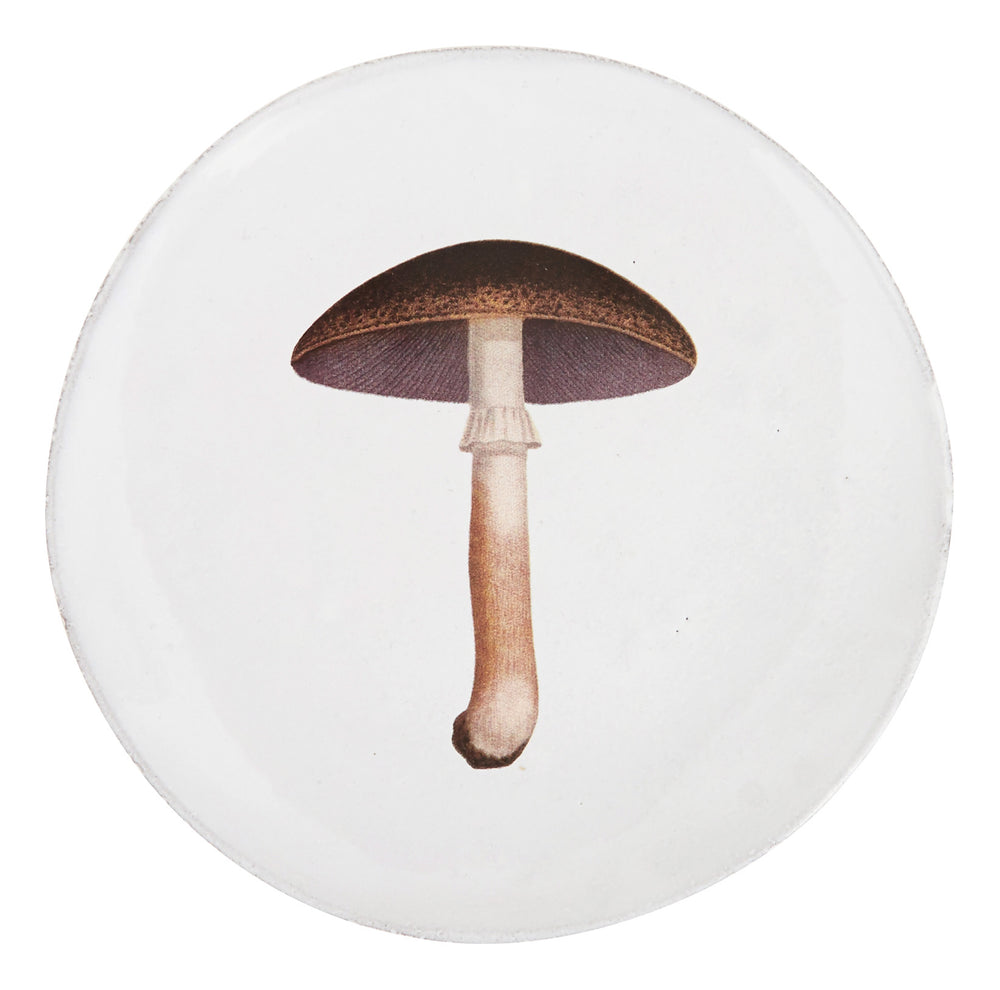 Astier de Villatte Mauve Champignon Plate