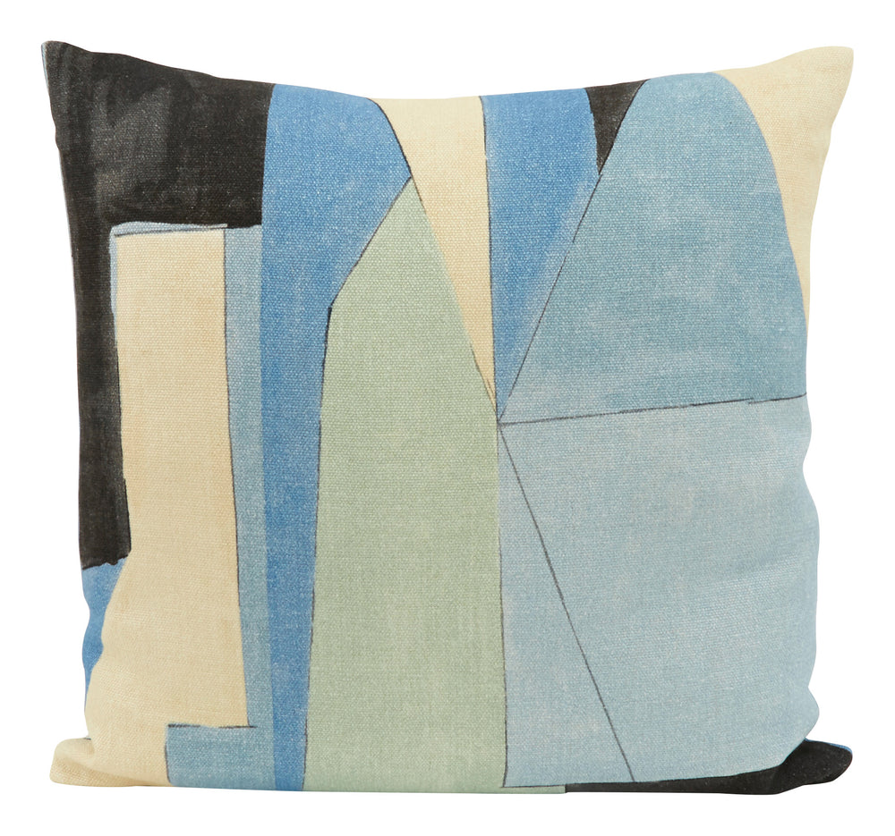 Piece Blue Pillow