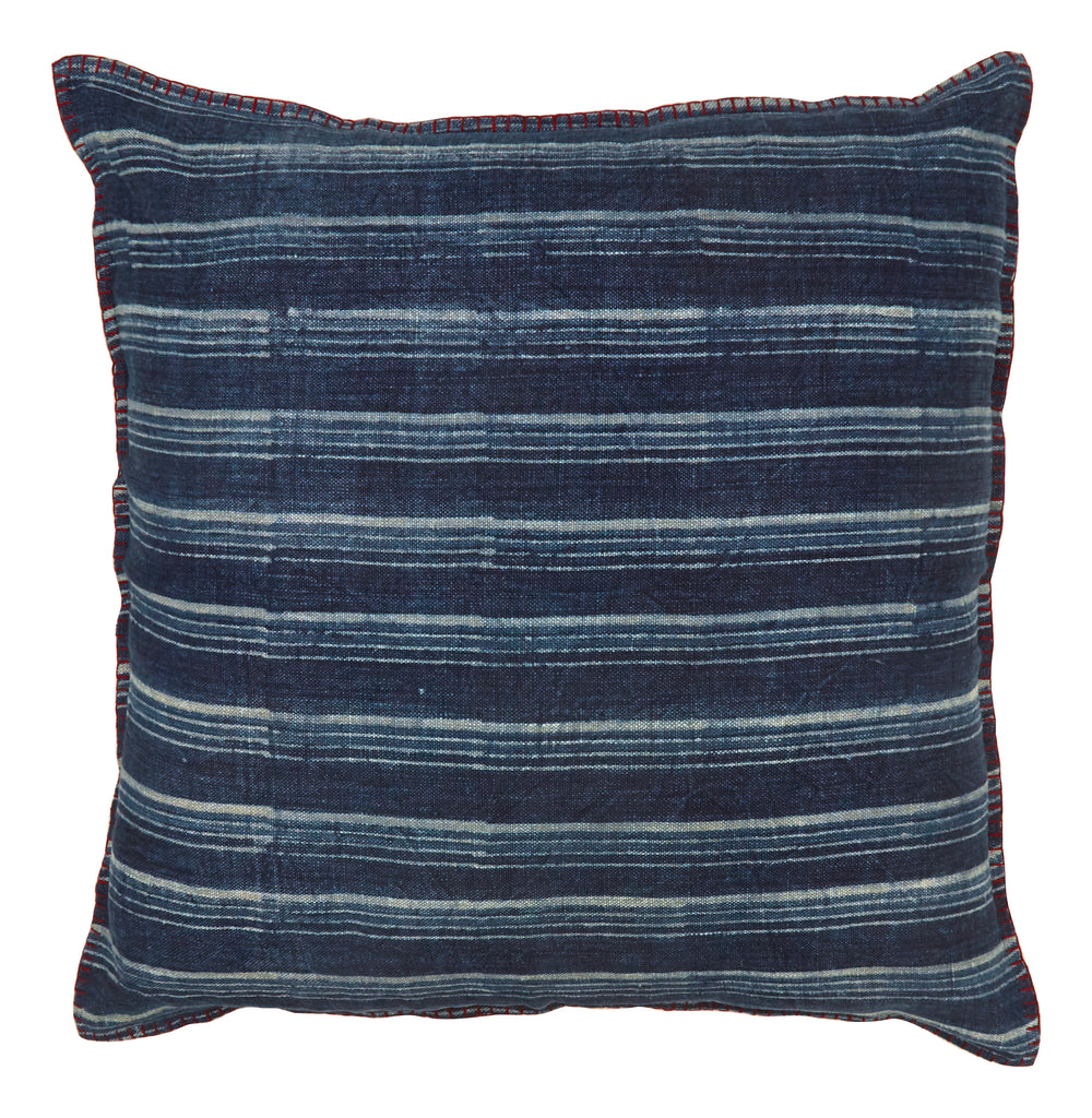 Indigo Stitch Floor Cushions