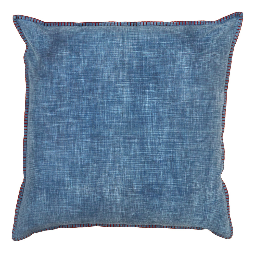 Indigo Stitch Floor Cushions