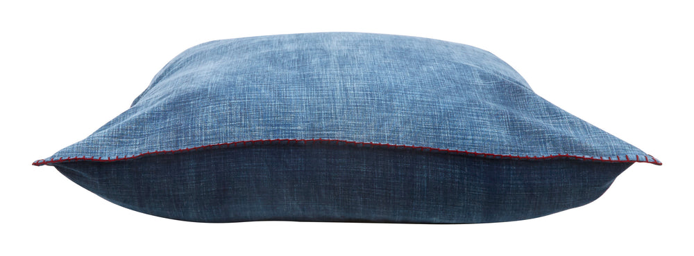 Indigo Stitch Floor Cushions