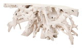 Large Bleached Teak Root Console