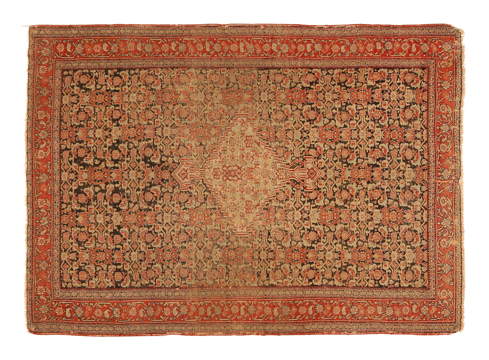 Vintage Senneh Rug - 4'9" x 3'3"