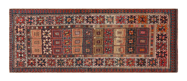 Vintage Kazak Rug - 8'6" x 3'1"