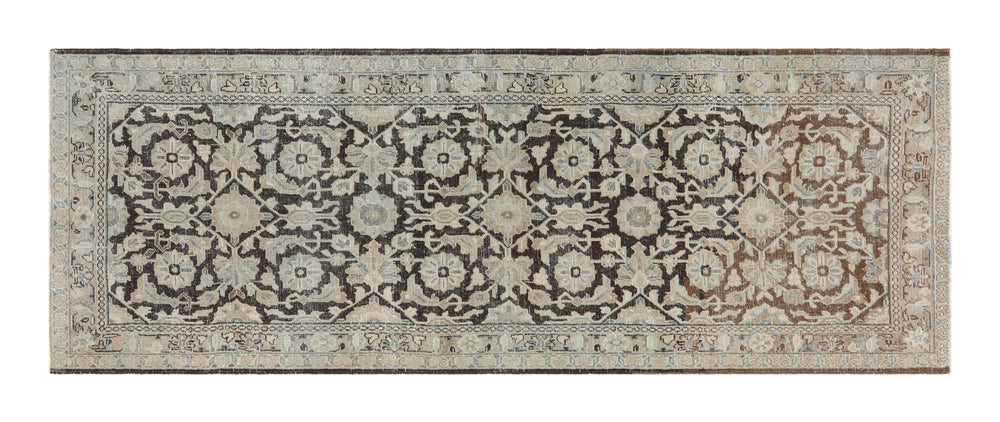 Vintage Mahal Rug - 10' x 3'5"