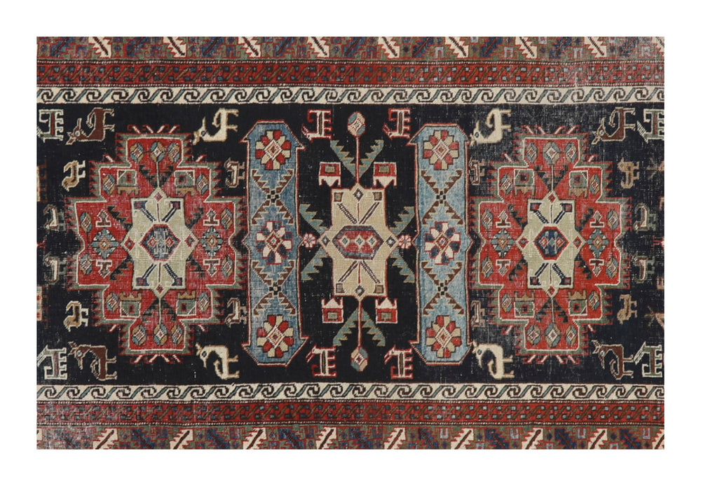 Vintage Heriz Rug - 8'9" x 3'7"