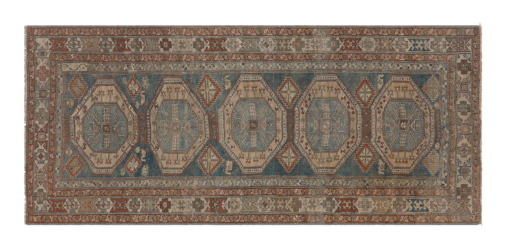 Vintage Shirvan Rug - 9'3" x 3'8"