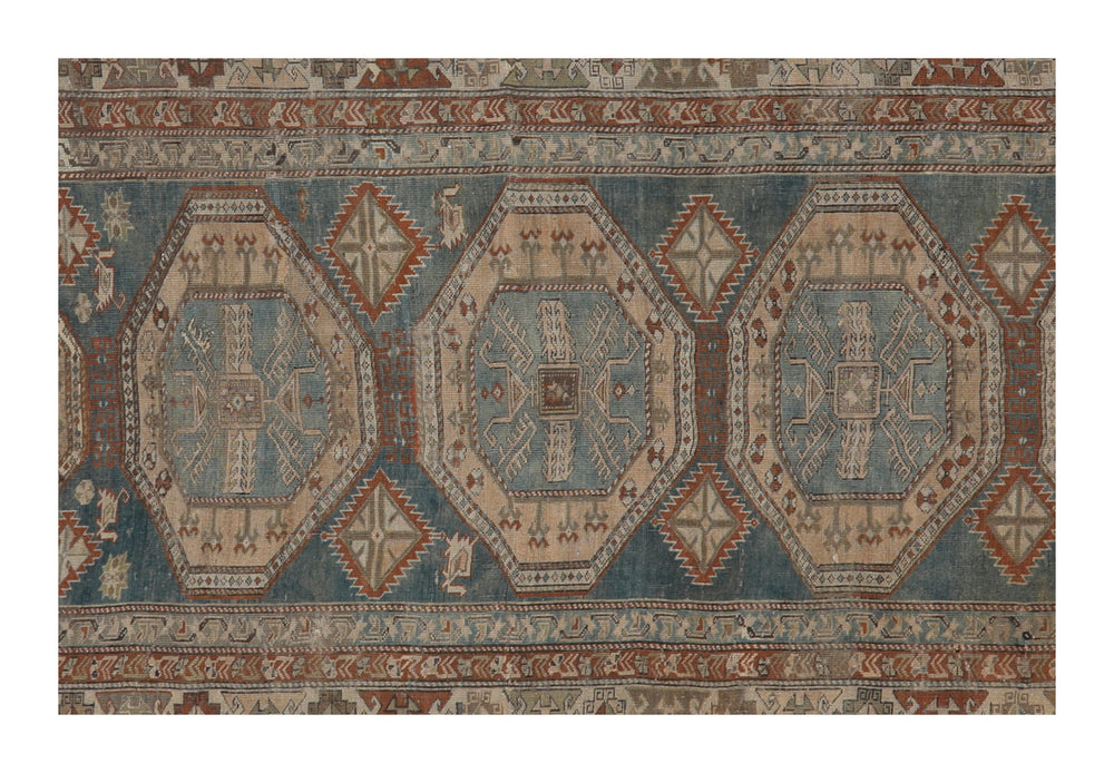 Vintage Shirvan Rug - 9'3" x 3'8"