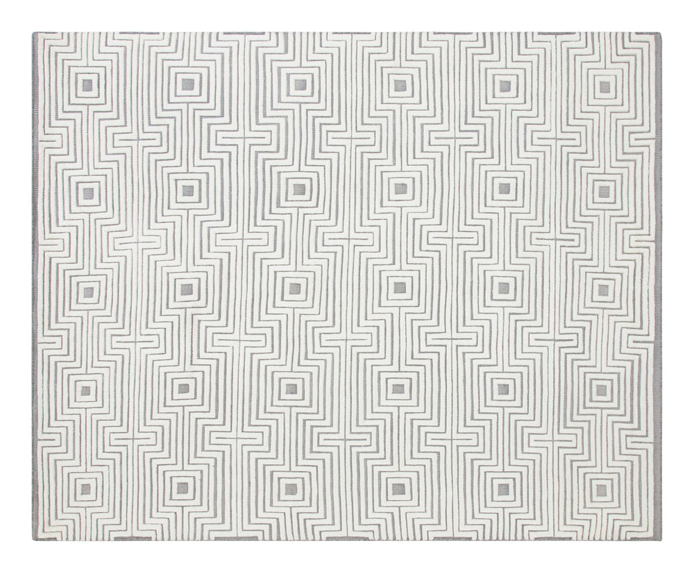 Farso Rugs - Ivory & Grey