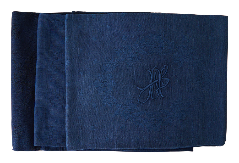 Vintage French Napkin - Indigo