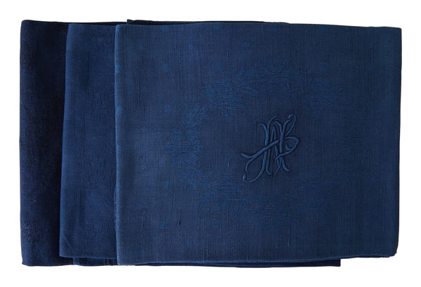 Vintage French Napkin - Indigo