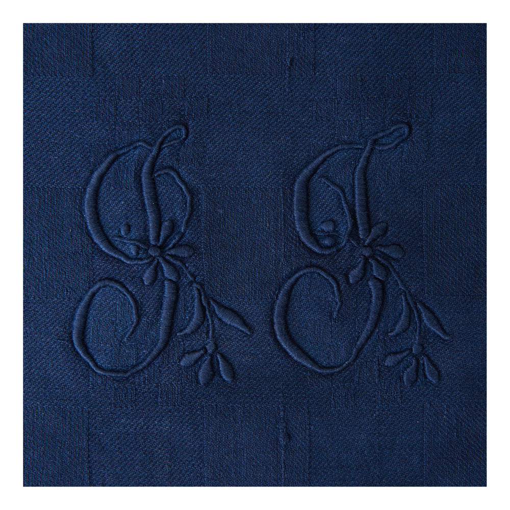 Vintage French Napkin - Indigo