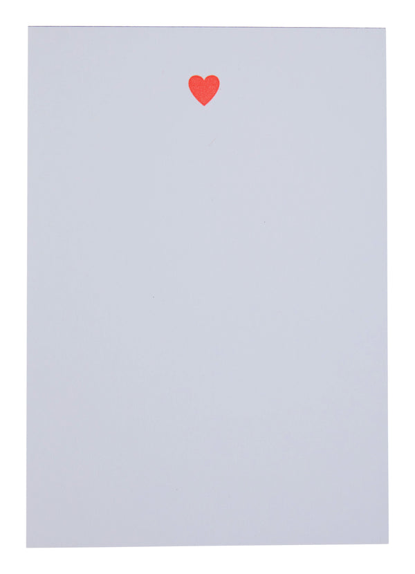 Heart Notepad