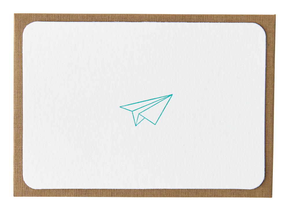 Airplane Mini Card & Envelope