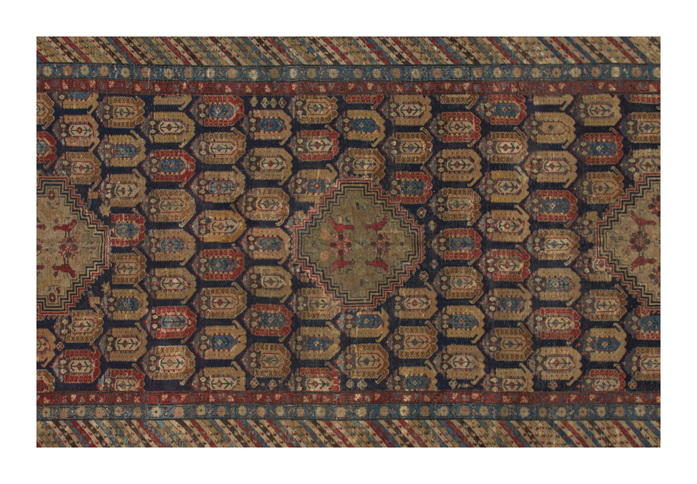 Vintage Khila Rug - 10'8" x 4'8"