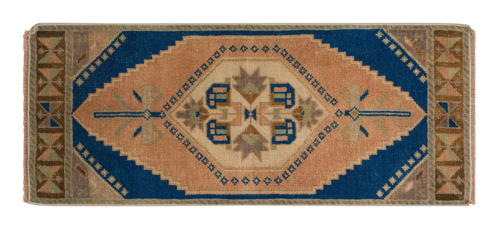 Vintage Yastik Rug - 3'4" x 1'4"