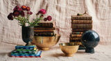 Brass Ridged Bowls