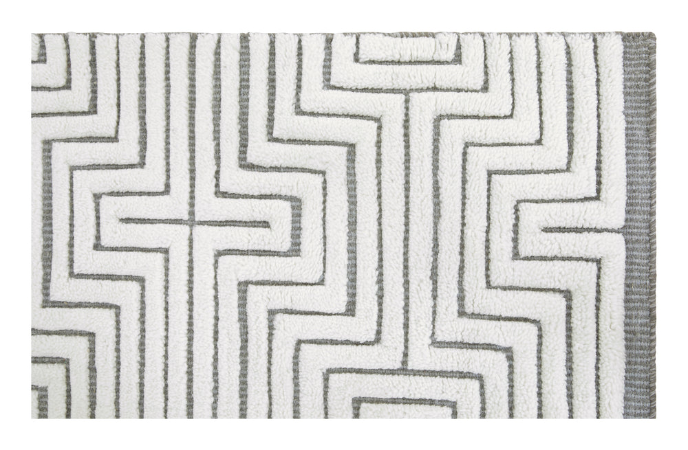 Farso Rugs - Ivory & Grey