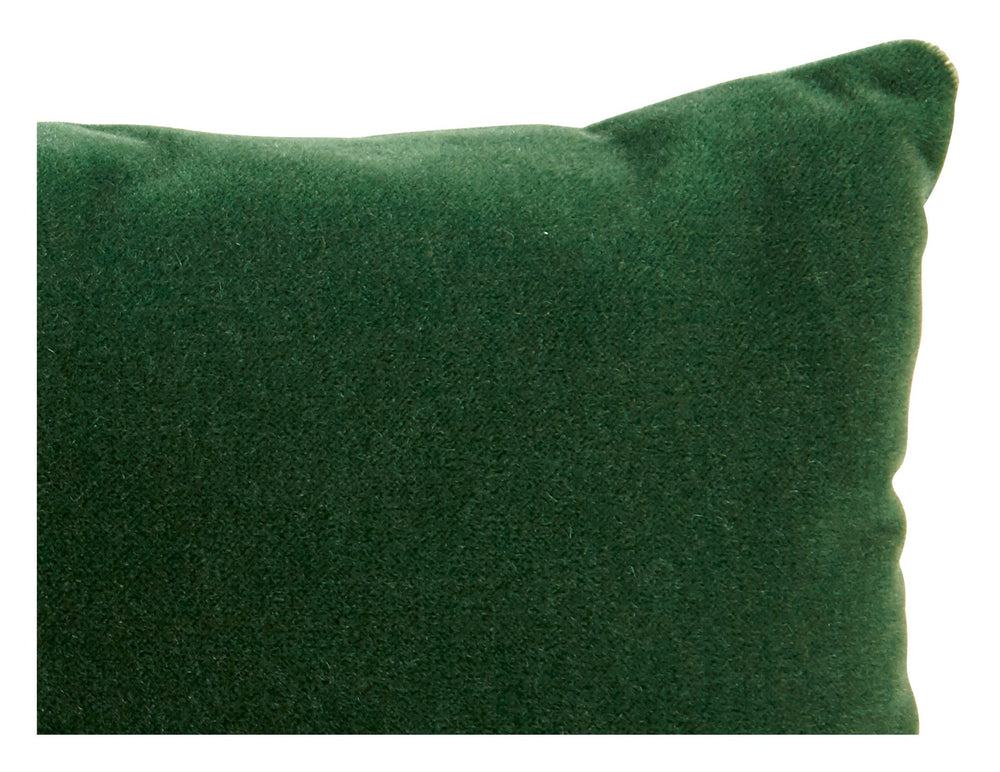 Emerald Mohair Pillows