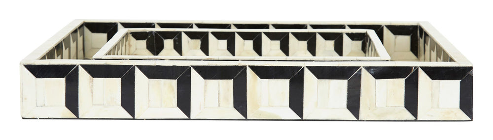 Coffered Inlay Trays